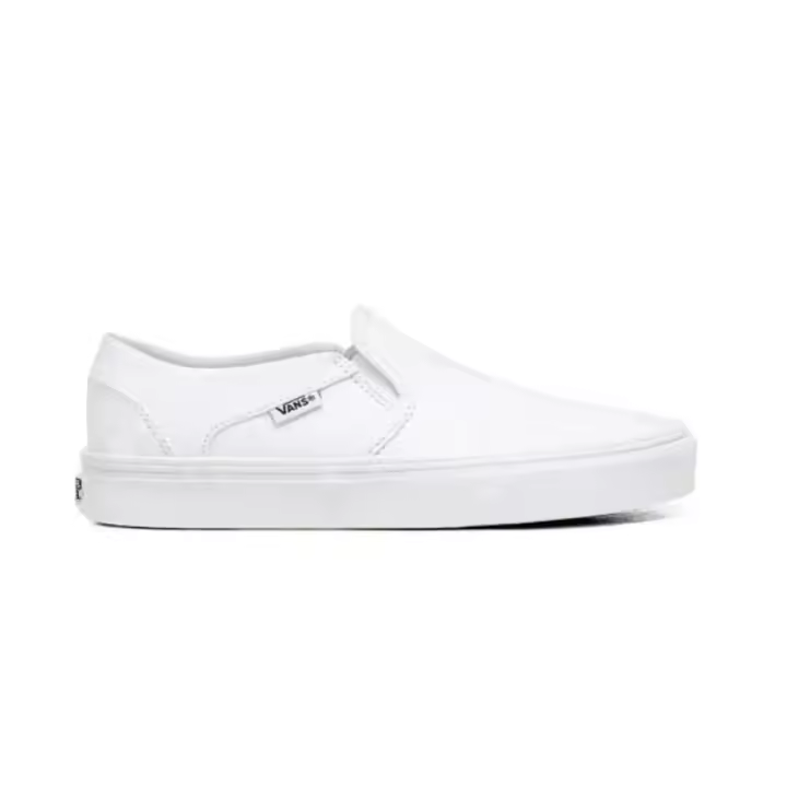 Vans VN000VOSW511 Zapatillas deportivas Asher Canvas para mujer en blanco de piel vegana - 1