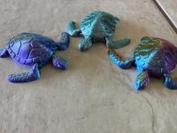Modelo De Tortuga 3D Con Articulaciones Móviles Decoración De Escritorio Creativa Regalo De Festividades Hecha a Mano Figura De Animales De Colección - details 3
