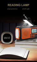 Radio De Emergencia Portátil 2025 Con Carga Solar Y Manivela 4000mAh Radio De Clima AM/FM/NOAA Alerta SOS Alarma Radio De Sobrevivencia - details 4