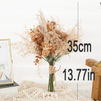 Ramo De Flores Artificiales Eucalipto Mistletoe Navidad Decoración Para Hogar Y Boda Dandelion Fake Floral Para Arreglo DIY - details 1