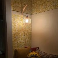 Lámpara De Pared De Bambú IRALAN Luz Natural De Rotura E27 Hileras Manuales De Lámpara De Sombrilla Iluminación Fijas - details 2
