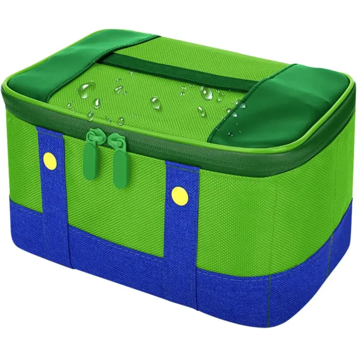 Bolsa de Transporte de viaje Bolsa de Mensajero Oxford para consula de Juguetes NS Bolsa de Transporte de accesorios SD para Switch/Lite/OLED, película protectora impermeable - 1