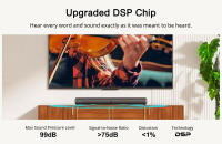 Barra de Sonido ULTIMEA Apollo S50 4.1ch 200W Soundbar para TV con Subwoofer, 2 en 1 Barra de Sonido Desmontable para TV, BASSMAX, Bluetooth 5.3 Barra de Sonido, 3 Modos de Ecualización TV Altavoces, Graves Barras de Sonido - details 5