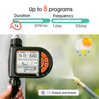 Kit De Riego Para Jardín Con Sensor De Lluvia Y Timer Automático Sistema De Rociado Ajustable Para Invernadero 1/4" De Tubo 8 Agujeros - details 0