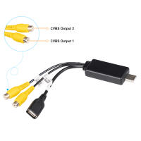 Adaptador De Video USB Para Android Sistema a RCA Salida De Multimedia Para Radio Del Coche Conecta Monitor De Asiento Trasero - details 0