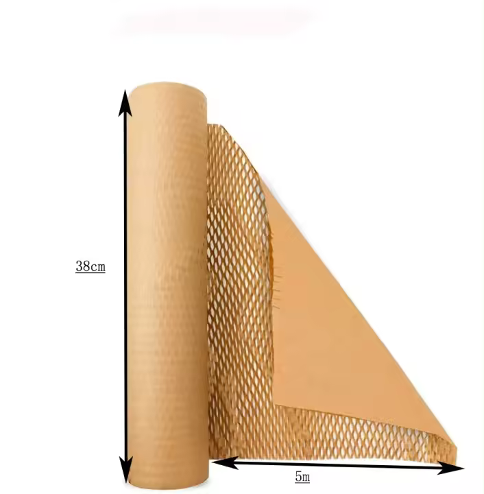 Almohadilla De Células De Miel Para Empaquetado Y Muebles Reciclables Roll De Empaque De Papel Burbuja Para Regalos Y Envíos - 1