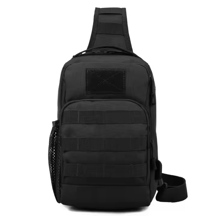 Bolsa De Pecho Táctica USB Bolsa De Hombro Para Hombres Deporte Al Aire Libre Pesca Senderismo Viaje Caza Camping Bolsa De Mano Unisex - 1