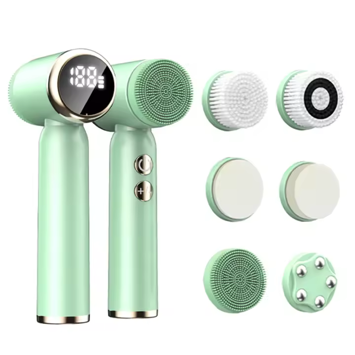 Limpieza Facial Electrónica 6 En 1 Limpieza Profunda Exfoliación Eliminación De Quistes Puntos Negros Cepillo Ultrasonido Para Rostro - 1