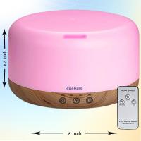 Humidificador de aromaterapia Premium 600 ML XL difusor de aceites Esenciales con Temporizador Remoto para Salas Grandes Home 18 Horas de operación Gran área de Cobertura - details 1