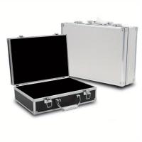 Caja De Herramientas Portátil De Aluminio Con Equipamiento De Seguridad Caja De Almacenamiento Con Esponja Resistente a Impactos Para Instrumentos - details 5