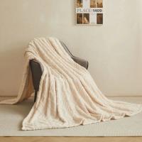 Manta De Tafurong De Poliéster 100% Coral Fleece Para Cama Y Sofá Color Sólido Suave Y Cálida Para Primavera E Invierno Tamaño Varía - details 17
