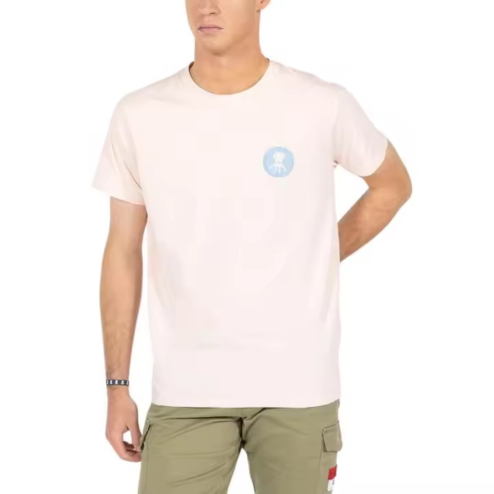 Camiseta El Pulpo Texto Hawaii Beige Para Hombre - 1