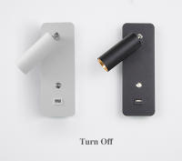 Lámpara De Pared LED Para Interiores 7W Con Carga USB Luz De Pared Moderna Nórdica Para Dormitorio Y Sala De Estar Interruptor Incluido - details 5