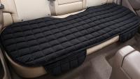 Juego De Cubiertas De Asiento De Coche De Peluche Protector Antisalpicaduras Universal Para Automóviles SUVs Sedanes Hatchbacks Camiones Capa De Cojín Delantero/trasero En Negro Gris Beige - details 11