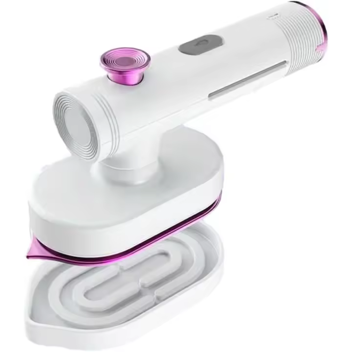 Vaporizador de ropa portátil, plancha de vapor de mano, 2 en 1 para planchar y vaporizar, plancha de viaje antiarrugas para telas, enchufe UE B - 1