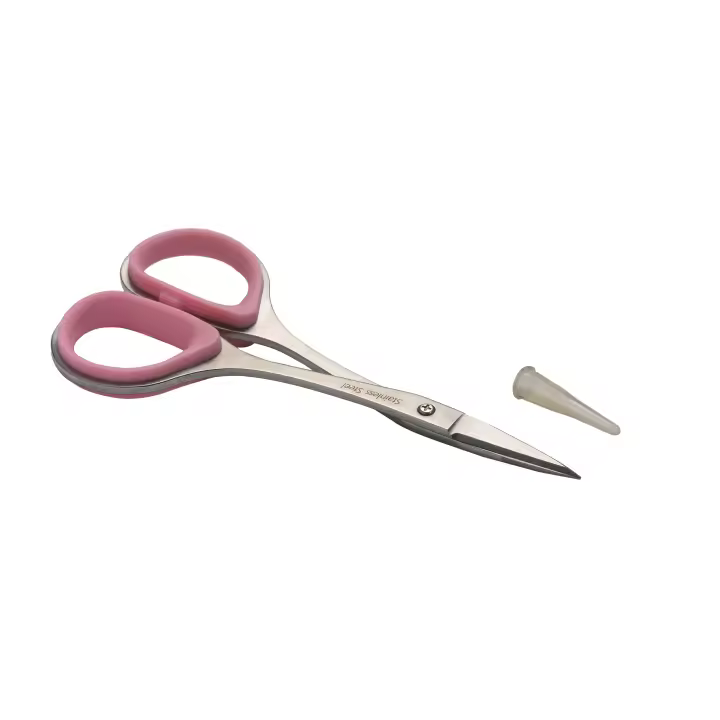 Juego De Tijeras Para Cutículas De Acero Inoxidable Curvadas Y Rectas Multiusos Para Manicura Y Pedicura Herramienta De Belleza Y Aseo - 1