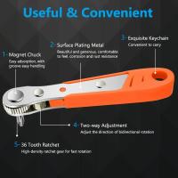 Llave De Eje Hexagonal 1/4 Pulgada Mini Herramienta De Sockets Y Destornilladores Para Reparación Doméstica Y Bicicletas Con Mango De Solución Rápida - details 2