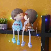Encantadora Resina Colgando pies muñecas Sentado muñecas,te amo te quiero,Regalo Día de San Valentín,Decoracion Día de San Valentín,cm,fespu - details 1