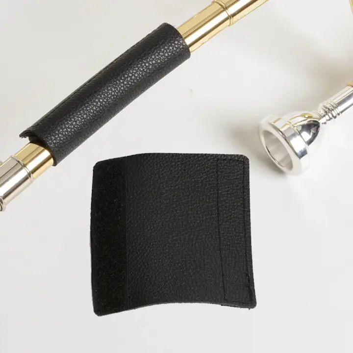 Cubierta Protectora De Cuello De Bajo De Cuero Para Trombón Y Clarinete Instrumento De Viento Accesorio De Música - 1