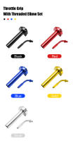 ZSDTRP 22mm Juego De Manillar Universal De Aluminio CNC Con Tornillo De Ajuste Para Motocicleta Móvil Scooter Accesorios De Motocicleta - details 0