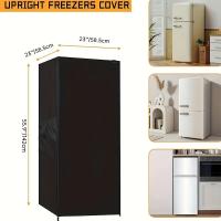 Cubierta Impermeable Para Congelador Vertical Mini Refrigerador Protector Contra Polvo Y Sol Para Congeladores Externos De 5-7.5 Cubicos - details 0