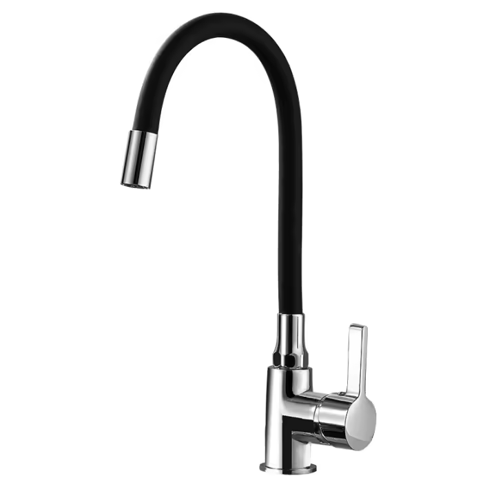BIT Grifo de Cocina Flexible Giratorio 360 Grados Cobre Macizo - 1