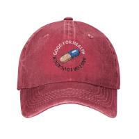 Gorro De Béisbol Akira Curious Pill Vintage Y Desgastado Para Hombres Y Mujeres Protección Solar Ajustable Para Exterior Estilo Casual - details 0
