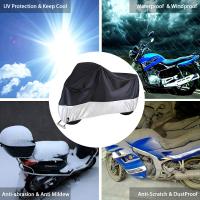 Cubierta De Motocicleta Universal Para Todas Las Estaciones Resistente Al Agua Y Protección UV Cubierta Impermeable Para Bicicletas De Motocicleta Y Scooter - details 0