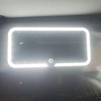 Espejo De Maquillaje Para Visera De Coche SEAMETAL Pantalla Táctil Con Luz Ajustable Y 3 Colores Universal Para Todos Los Modelos De Coche - details 3