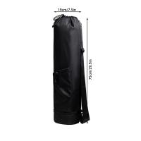 Bolsa para esterilla de yoga con bolsillo para botella de agua y bolsa impermeable en la parte inferior. Correa para esterilla de yoga deportiva. Bolsa de almacenamiento multifuncional. - details 14