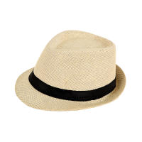 Sombrero De Sol Unisex Estilo Británico Para Exteriores Sombrilla De Playa De Paja Protección Solar Amplia Para Hombres Y Mujeres Verano - details 7