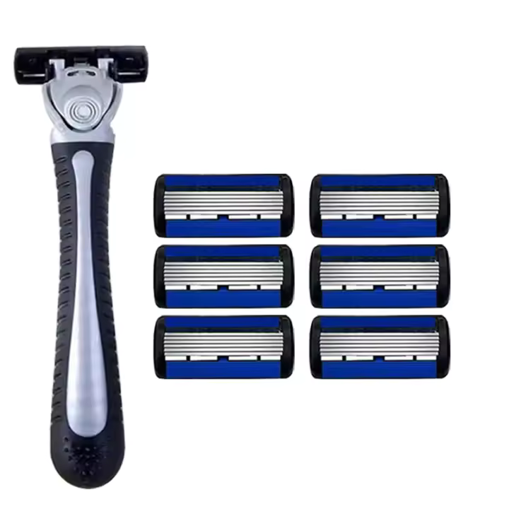 Afeitadora Para Mujer Diseño Nuevo Cuchilla Importada Multi Herramienta Cabeza Cambiable Reutilizable Razor De Seis Capas - 1