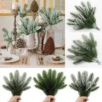 6Pcs Ramas De Pino Artificial Para Decoración De Navidad Árbol De Navidad Adornos Decoración De Mesa Sala De Estar Plantas Falsas Para El Hogar - details 4