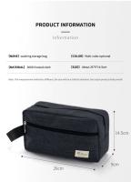 Bolsa De Maquillaje Grande Y Portátil Impermeable Para Viajes Organizador De Cosméticos Y Almacenamiento De Toallitas - details 6