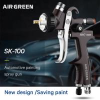 Pistola De Pulverización Gravedad SK100 HVLP Pneumática Máquina De Pintura Ajustable 600ml Para Primera Capa De Carrocería - details 4