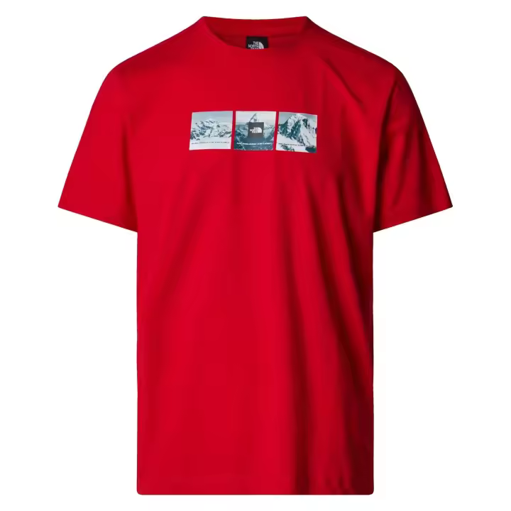 Camiseta para hombre The North Face Expedition Rojo - 1