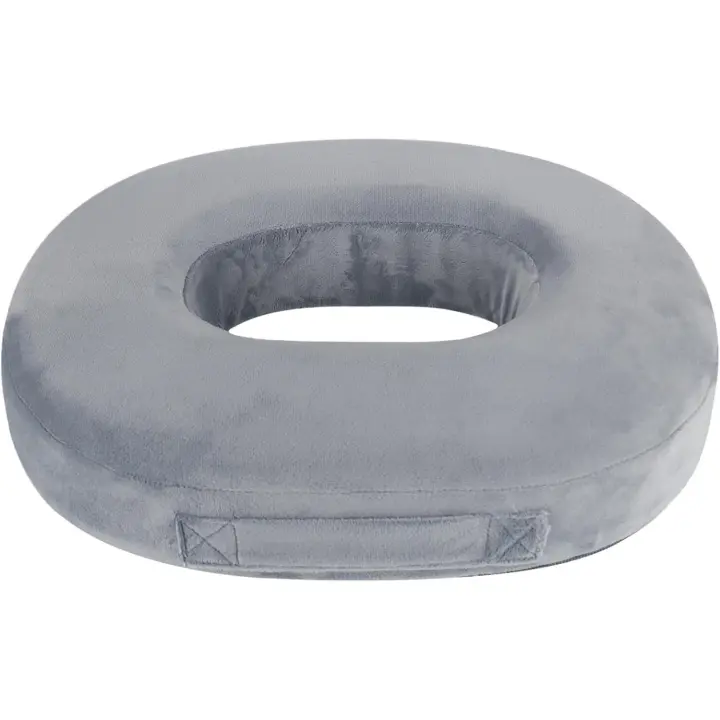 Cojín coxis Cojín ciática Cojín para el coxis Cojín de recuperación Cojín en forma de donuts Cojín para hemorroides para el coxis Para aliviar el dolor de coxis ciática hemorroides y dolor de espalda - 1