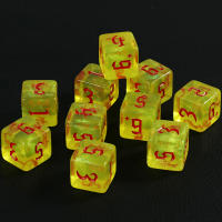 Dormia D6 Dados Personalizados De Alta Calidad En Acrílico Con Tinta Colorida Estilo Retro Para Juegos De Rol Y Entretenimiento - details 5