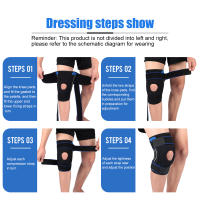 Prensa De Rodilla Profesional Con Estabilizadores Lateral Y Almohadillas EVA Alivio Del Dolor De Rodilla Para Correr Lesión De Menisco Tear ACL Artritis Alivio De Dolor Articular - details 12