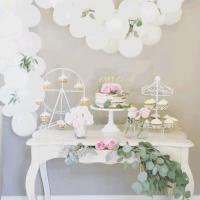 Estante De Almacenamiento Metálico Para Cupcakes Ferris Wheel Soporte De Pastel Para Bodas Y Cumpleaños Decoración De Fiesta - details 7