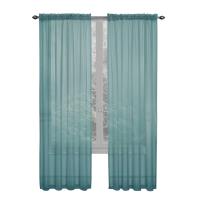 Cortina De Tule Transparente Para Ventana 100x200cm Color Sólido Barra De Hilo Decoración Del Hogar Cortina De Ventana Sin Aislamiento Térmico - details 14