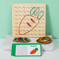 Juguete Educativo Montessori De Madera Con Puzle Geométrico Para Niños Creativo Y Engañoso Ayuda En El Desarrollo Temprano De La Edad - details 10
