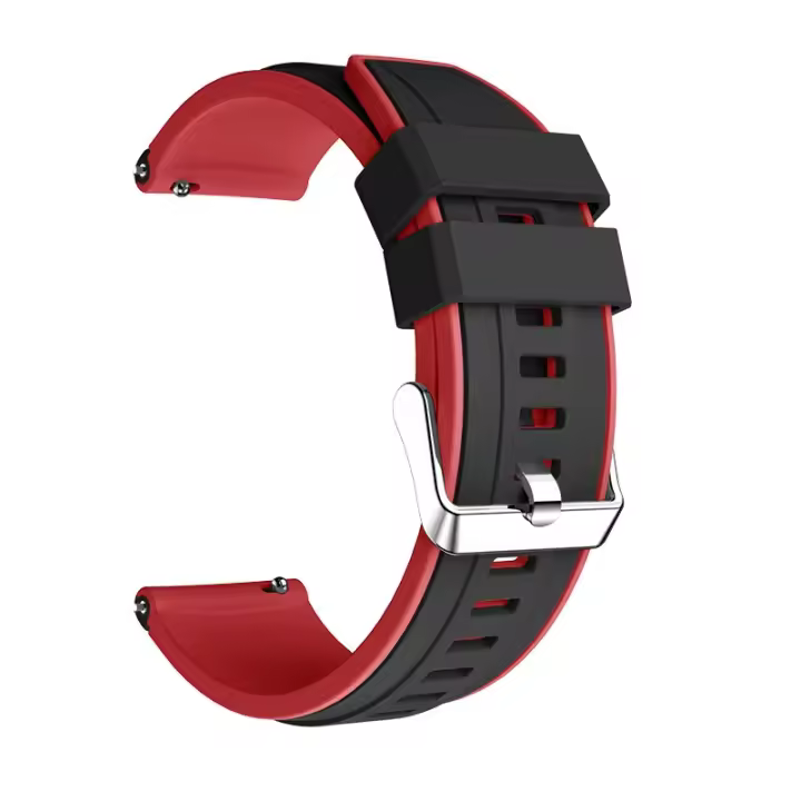 Correa De Silicona 22mm Para Huawei GT 2 3 4 Y Watch 4 3 GT4 GT2 pro GT2e GT3 SE Magic2 Accesorio De Reloj Unisex De 21cm Con Hebilla Metálica - 1