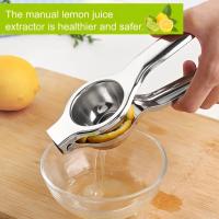 Comprimidor De Limón Manual De Acero Inoxidable Aplicador De Jugo Para Naranja Y Citrus Accesorio De Cocina Herramienta Para Comprimir Frutas - details 3
