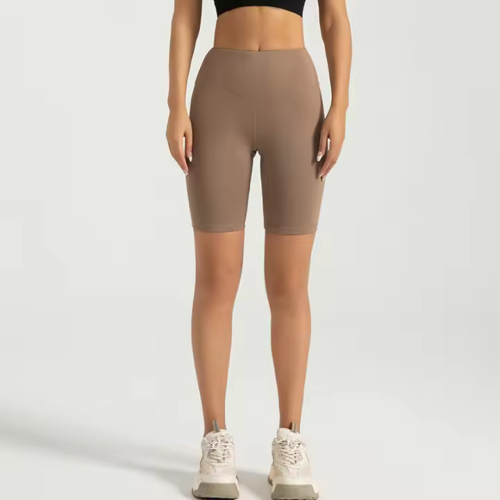 Pantalones cortos Deportivos y de fitness, pantalones de color melocotón, leggings de Belta Alta para Mujer, Yoga para Mujer - 1