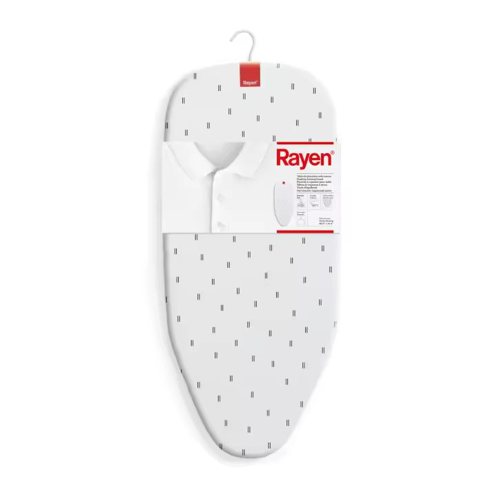 Rayen | Tabla de planchar Sobremesa | Plegable Compacta | Malla Metálica | Válida para Colgar | Estampada | Dimensiones: 73.5 x 31.5 cm - 1