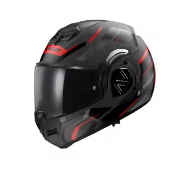 Casco LS2 Modular FF906 Advant Kuka Negro Rojo mate 569063732 - 1
