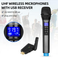 Micrófono Inalámbrico Depusheng W4 Con Eco Treble Bajo Y Bluetooth 98 FT Rango UHF Sistema De Micrófono Portátil Dinámico Para Escenario - details 2