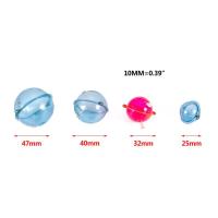 Juego De 5 Bolas De Flotación Para Pesca En El Mar ABS Plástico Colores Azul Y Rojo Tamaños 25/32/40/47mm Accesorios De Exterior Para Pesca - details 1