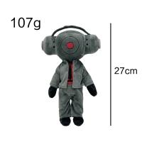 Muñeco De Peluche Skibidi Toilet Clockman Titan TV Man Speakerman Juguete De Horror Para Niños Regalos De Cumpleaños Y Navidad Material De Algodón PP Relleno - details 43